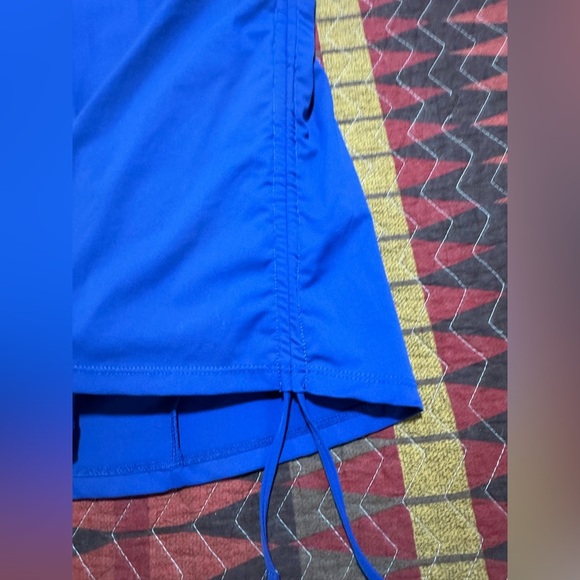 Spanx Love Your Assets Padded Push Up Swim Dress Swimsuit Small Blue Slim - Picture 10 of 15